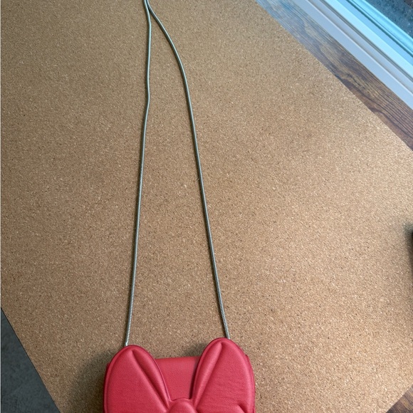 H&M Red Crossbody Bag Heart Design - Picture 1 of 4